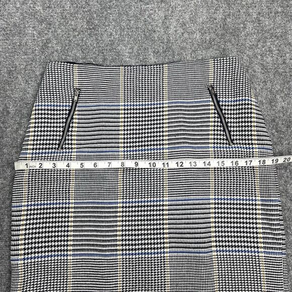 J Mclaughlin Skirt Womens Size 6 Houndstooth French Tweed Ross Pencil - Picture 7 of 10